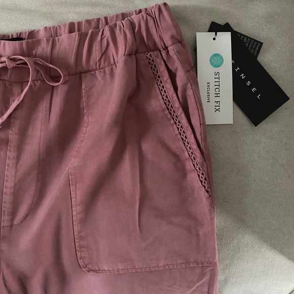 Tinsel Vercruz Pink Twill Jogger for Stitch Fix - Picture 4 of 6